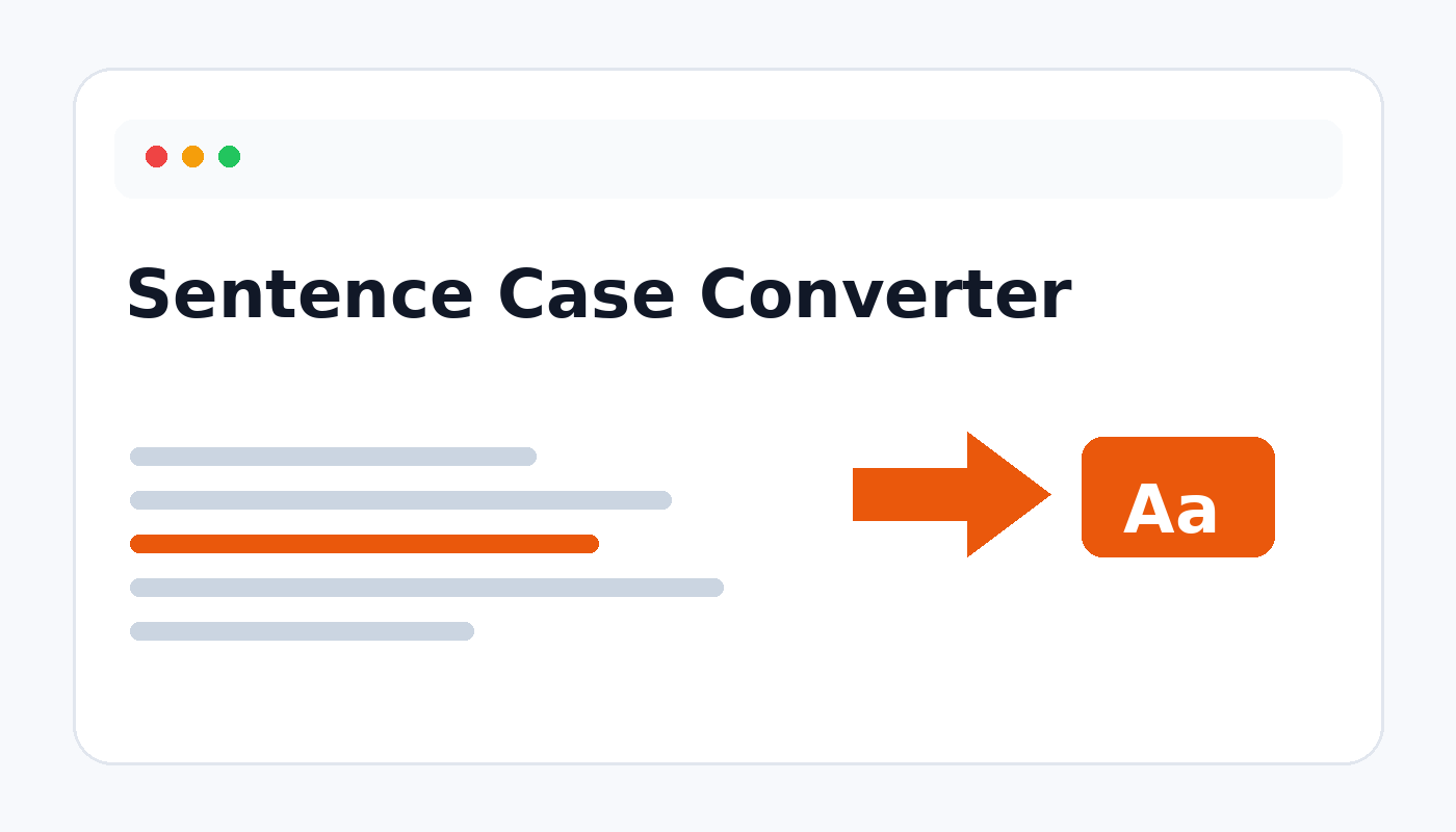 Sentence Case Converter Tool: Make Text Easier to Read