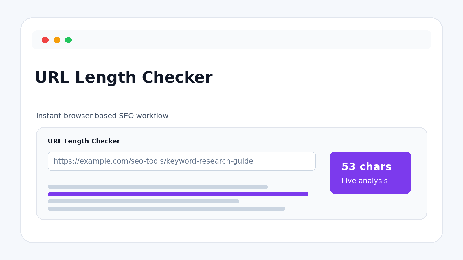 URL Length Checker: Review Long Web Addresses Before Publishing